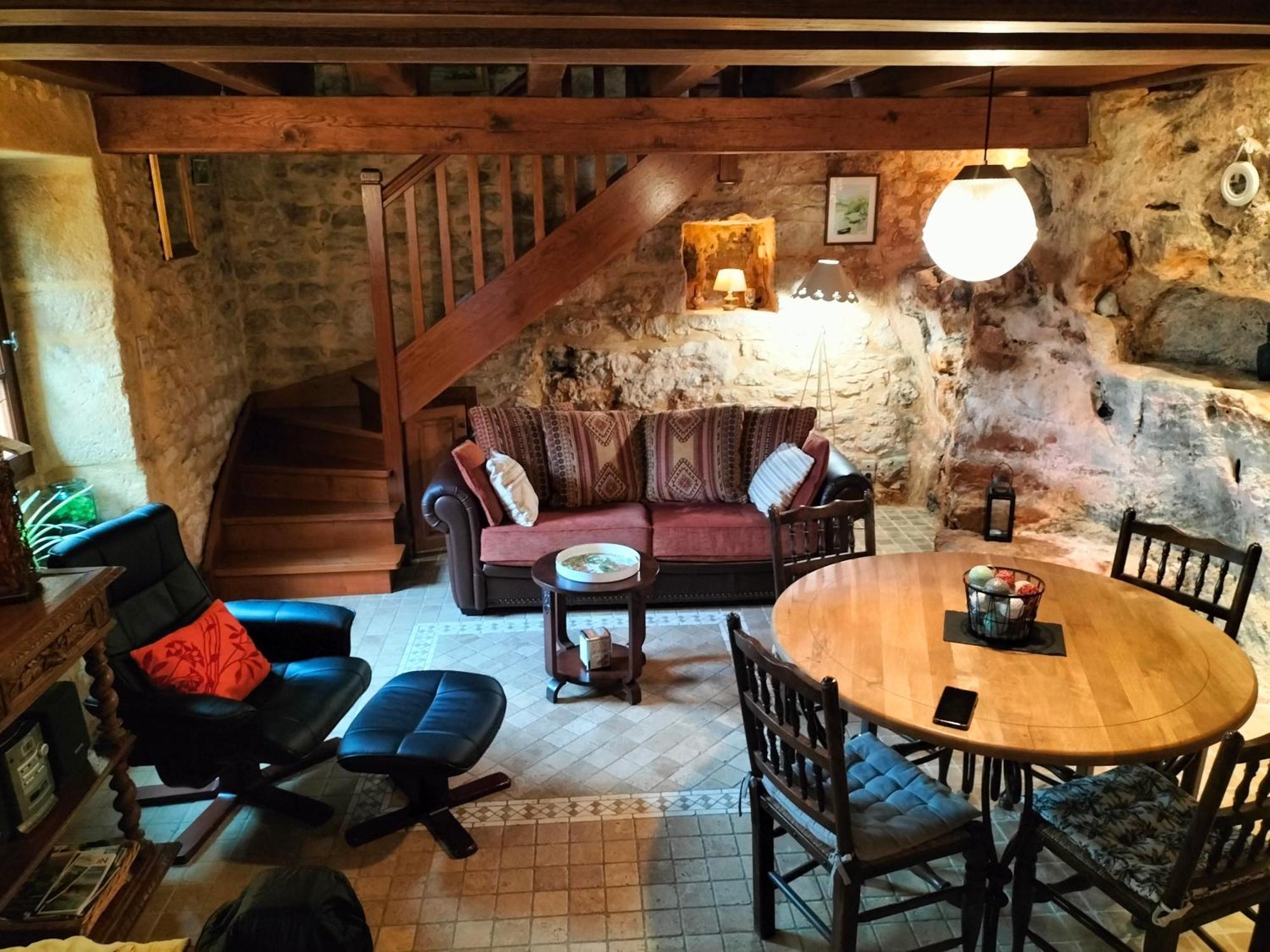 Charmante Maison Troglodyte Vitrac  Exterior foto